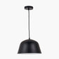 Amalie Black Metal Retro Pendant