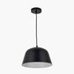 Amalie Black Metal Retro Pendant