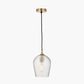 Giselle Diamond Design Clear Handcut Glass Pendant