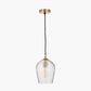 Giselle Diamond Design Clear Handcut Glass Pendant