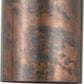 Mason Copper Effect Tall Domed Metal Pendant