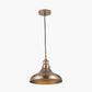 Ellis Antique Brass Café Metal Pendant