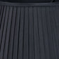 Lyndon 40cm Black Silk Mix Knife Pleat Tapered Lampshade