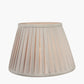 Lyndon 30cm Taupe Silk Mix Knife Pleat Tapered Lampshade