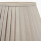 Lyndon 30cm Taupe Silk Mix Knife Pleat Tapered Lampshade