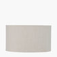 Quinn 40cm Slubby Hopsack Cylinder Lampshade