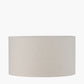 Quinn 50cm Slubby Hopsack Cylinder Lampshade