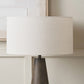Quinn 50cm Slubby Hopsack Cylinder Lampshade