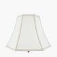 Lyla 35cm Cream Silk Mix Bowed Lampshade