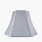 Lyla 35cm Steel Grey Silk Mix Bowed Lampshade