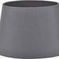 Adelaide 35cm Steel Grey Tapered Cotton Mix Lampshade