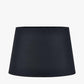 Adelaide 40cm Black Tapered Cotton Mix Lampshade