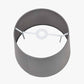 Adelaide 40cm Steel Grey Tapered Cotton Mix Lampshade