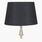 Adelaide 25cm Black Tapered Cotton Mix Lampshade