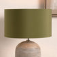 Harry 40cm Sage Cotton Mix Cylinder Lampshade