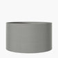 Harry 30cm Steel Grey Cotton Mix Cylinder Lampshade
