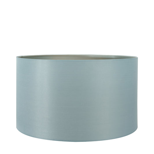 Zara 40cm Duck Egg Silk Cylinder Lampshade