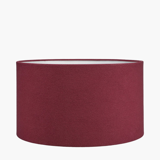 Henry 45cm Mulberry Handloom Cylinder Lampshade