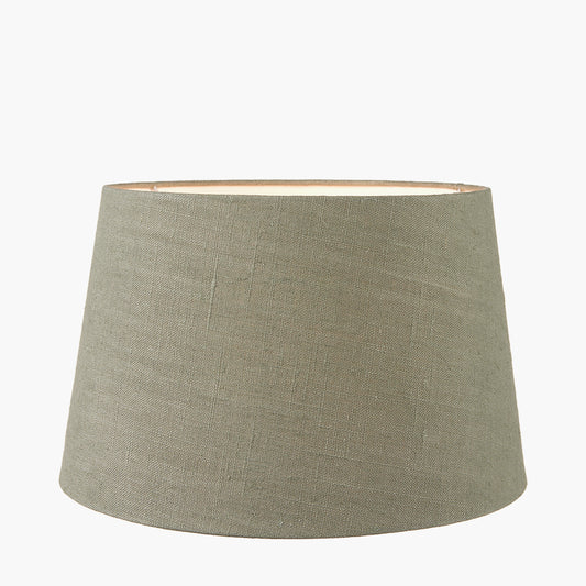 Milos 50cm Pistachio Green Linen Tapered Lampshade
