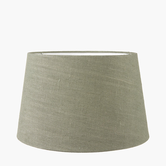 Milos 50cm Pistachio Green Linen Tapered Lampshade