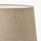 Milos 25cm Natural Linen Tapered Lampshade