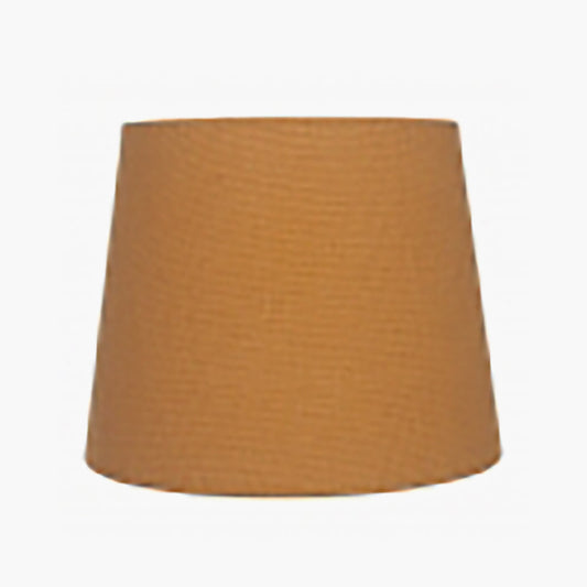 Pelham 15cm Mustard Handloom Tapered Candle Clip Lampshade