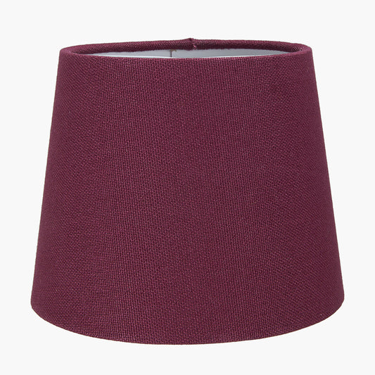 Pelham 15cm Mulberry Handloom Tapered Lemon Clip Lampshade
