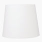 Pelham 15cm White Handloom Tapered Candle Clip Lampshade