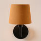 Pelham 15cm Mustard Handloom Tapered Candle Clip Lampshade