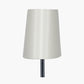 Martha 40cm Cream Oval Silk Mix Tapered Lampshade