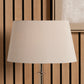 Martha 50cm Taupe Oval Silk Mix Tapered Lampshade
