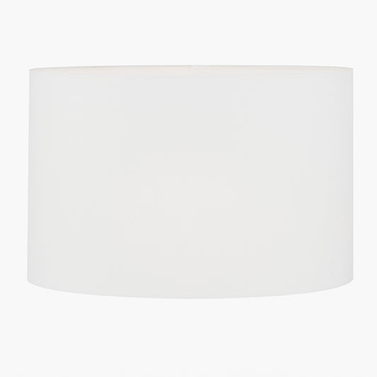 Mia 35cm Ivory Oval Cotton Mix Lampshade