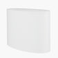 Mia 40cm Ivory Oval Cotton Mix Lampshade