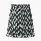 Vienna 14cm Black Chevron Tall Taper Mushroom Pleat Candle Clip Lampshade