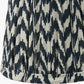 Vienna 14cm Black Chevron Tall Taper Mushroom Pleat Candle Clip Lampshade