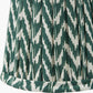 Vienna 14cm Forest Green Chevron Tall Taper Mushroom Pleat Candle Clip Lampshade