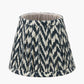 Vienna 16cm Black Chevron Mushroom Pleat Lampshade