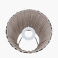 Vienna 16cm Black Chevron Mushroom Pleat Lampshade