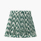 Vienna 16cm Forest Green Chevron Mushroom Pleat Lampshade