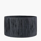 Tilia 30cm Black Raffia Cylinder Lampshade