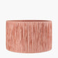 Tilia 35cm Apricot Raffia Cylinder Lampshade