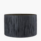 Tilia 45cm Black Raffia Cylinder Lampshade
