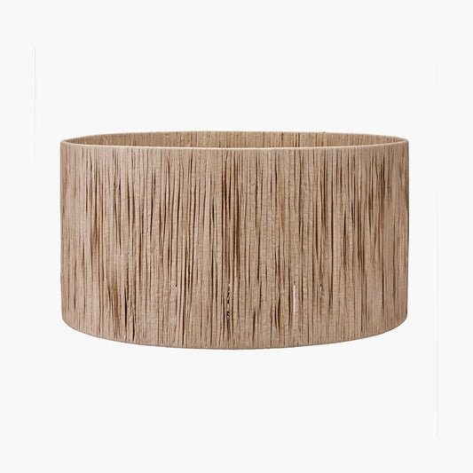 Tilia 45cm Natural Raffia Cylinder Lampshade