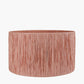 Tilia 45cm Apricot Raffia Cylinder Lampshade