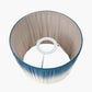 Scallop 25cm Blue Ombre Soft Pleated Tapered Lampshade