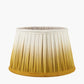 Scallop 25cm Mustard Ombre Soft Pleated Tapered Lampshade