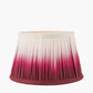 Scallop 25cm Red Ombre Soft Pleated Tapered Lampshade