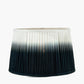Scallop 30cm Black Ombre Soft Pleated Tapered Lampshade