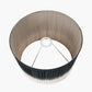 Scallop 30cm Black Ombre Soft Pleated Tapered Lampshade