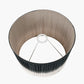 Scallop 20cm Black Ombre Soft Pleated Tapered Lampshade